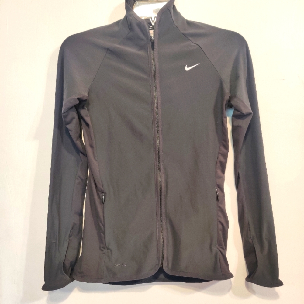 Nike DRI Fit Running Gray Jacket S